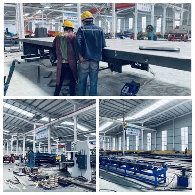 Sospensione meccanica 2 assi 40ft 20ft Container Chassis Skeleton Truck Semi-trailer