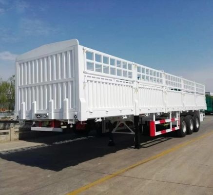 12400x2500x3650mm 2asse 3asse 4asse Recinzione di magazzino semirimorchio per carico da 30 a 120 tonnellate