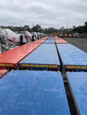 2/3/4 Assi Semirimorchio a letto piatto da 30 a 100 tonnellate destinato al trasporto di container e merci pesanti