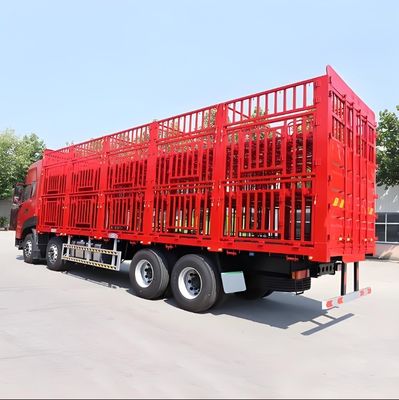 SAF due velocità 28t Heavy Duty Landing Gear High Bar Livestock Semi-Trailer con 3 assi