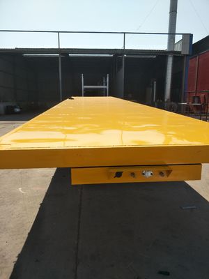 100 tonnellate di carico massimo semirimorchio a letto piatto per il trasporto di container e merci sfuse