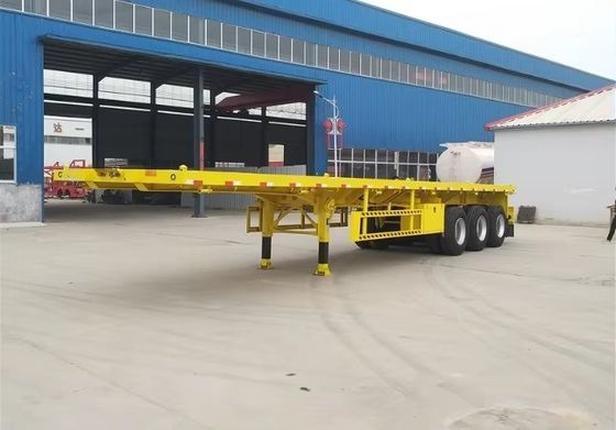 3 assi semirimorchio a letto piatto per camion rimorchio 20ft 40ft contenitore telaio rimorchio a letto piatto