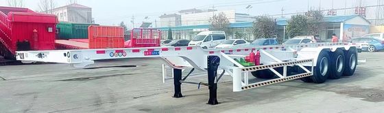 Tipo 2 asse 3 asse 4 asse 60T Semi-remorco scheletrico per contenitori da 20 piedi a 40 piedi