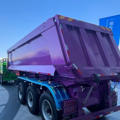 60-120T Semi rimorchio con rimorchio posteriore con rimorchio di rimorchio con Q345B / T700 in acciaio
