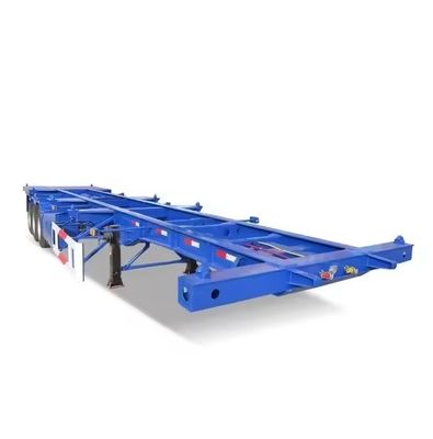Container Trailer Skeleton Semi Trailer per il trasporto 20ft 40ft Container con design