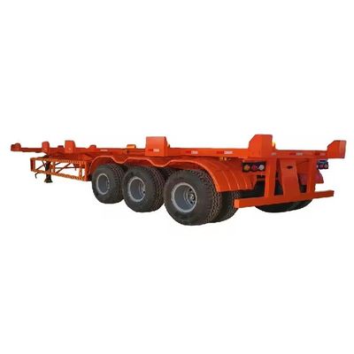 Container Trailer Skeleton Semi Trailer per il trasporto 20ft 40ft Container con design