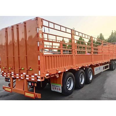 60 tonnellate 80 tonnellate rimorchio a recinzione staccabile per il trasporto di merci sfuse personalizzabile