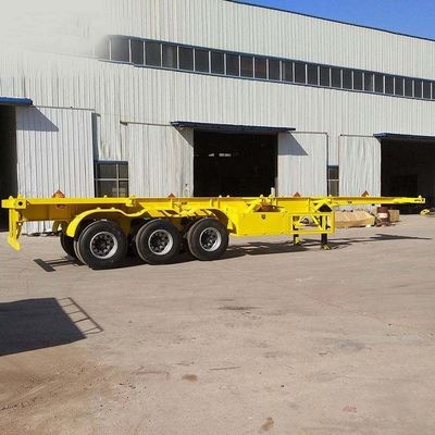 50 tonnellate massimo carico utile 3 assi 20ft 40ft contenitore telaio scheletrico semirotter