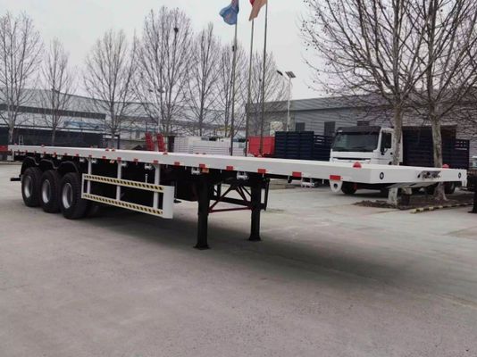 Semi-remolchi a piattaforma piatta personalizzati per la consegna di container sicuri
