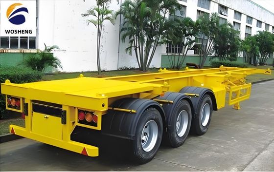 Più popolare 2 3 4 assi Semi-remolchi di tutte le dimensioni scheletrico per vari tipi di container