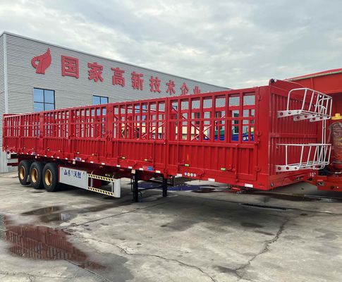 3 assi 40-80 tonnellate Caduta laterale allevamento azienda agricola recinzione laterale parete semi-camion rimorchi diretti