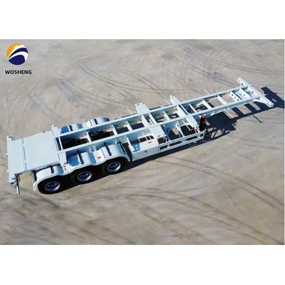 20ft 40ft Container Trailer 3 Axle Skeleton Semi-Trailer per un facile trasporto