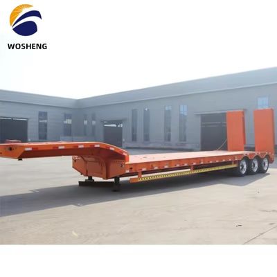 Semi rimorchio lowboy lowbed per i camion custom richiesto e alta capacità 150 tonnellate