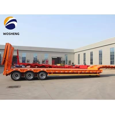 Semi rimorchio lowboy lowbed per i camion custom richiesto e alta capacità 150 tonnellate