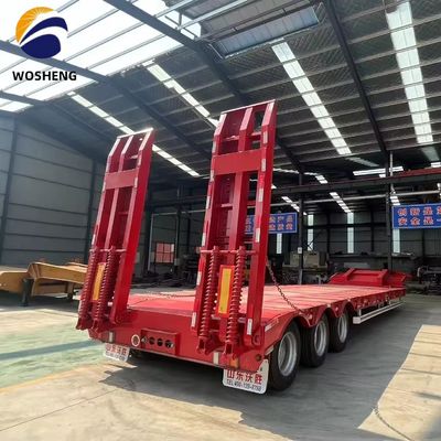 Semi rimorchio lowboy lowbed per i camion custom richiesto e alta capacità 150 tonnellate