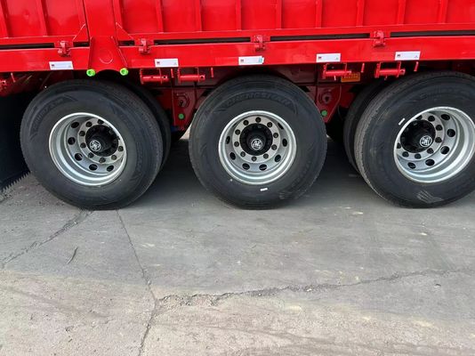 Camion rimorchio per il trasporto di bestiame 3 assi 20-40 tonnellate semirimorchio a recinzione alta