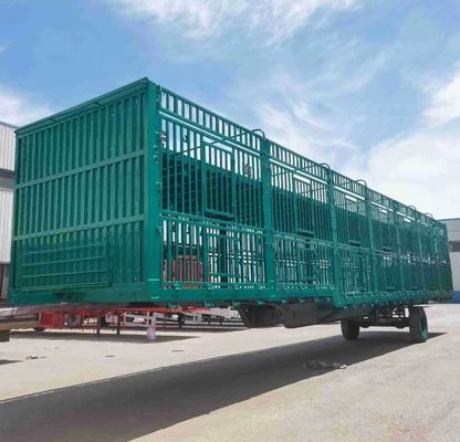 Vendita su misura 3 assi 20-40tons High Fence Semi-Retrailer per animali da allevamento