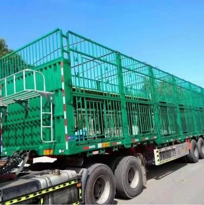 Vendita su misura 3 assi 20-40tons High Fence Semi-Retrailer per animali da allevamento