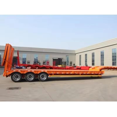 150 tonnellate Max Loading Lowboy Lowbed Semi-trailer per il trasporto pesante personalizzabile