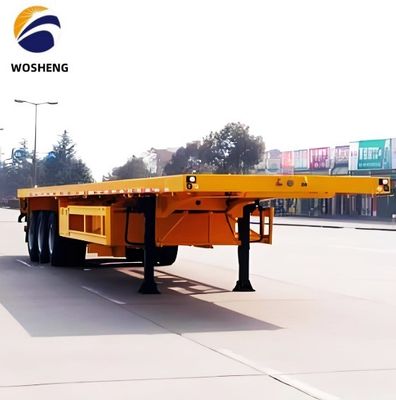 Carico massimo di 100 tonnellate semirimorchio ideale per il trasporto di container da 20 piedi 45 piedi 40 piedi
