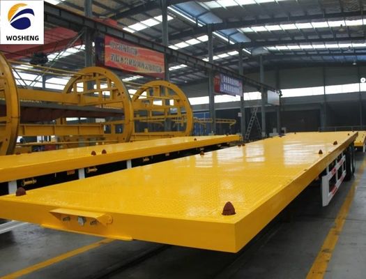 Carico massimo di 100 tonnellate semirimorchio ideale per il trasporto di container da 20 piedi 45 piedi 40 piedi