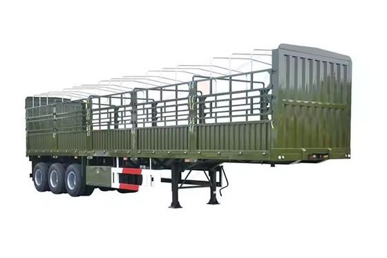 3 assi Fence Cargo Trailer con carico massimo di 100 tonnellate e 13000*2550*2900mm Dimensioni