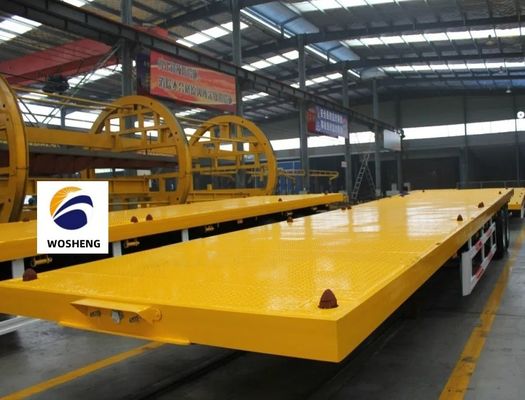 Semi-remorco 30T-100T più basso 20ft-45ft container truck 2-4 axle flatbed rim 9.0-22.5