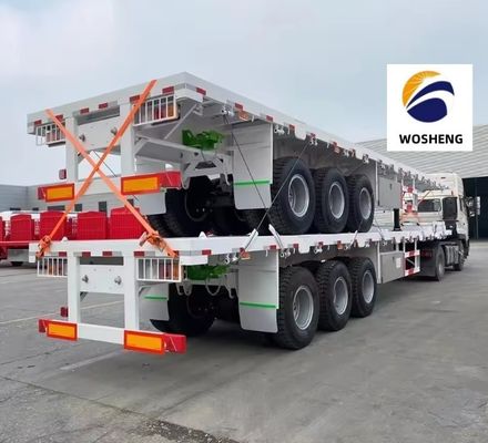 Semi-remorco 30T-100T più basso 20ft-45ft container truck 2-4 axle flatbed rim 9.0-22.5