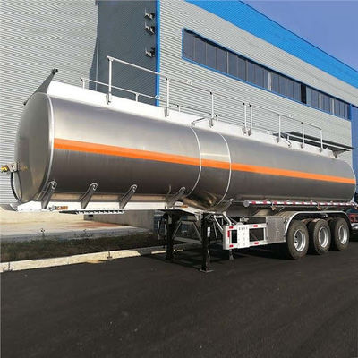Il carrello di atterraggio standard da 28 tonnellate Wosheng semirimorchio per serbatoio di olio/acqua/latte/benzina