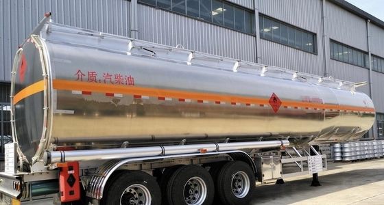Il carrello di atterraggio standard da 28 tonnellate Wosheng semirimorchio per serbatoio di olio/acqua/latte/benzina