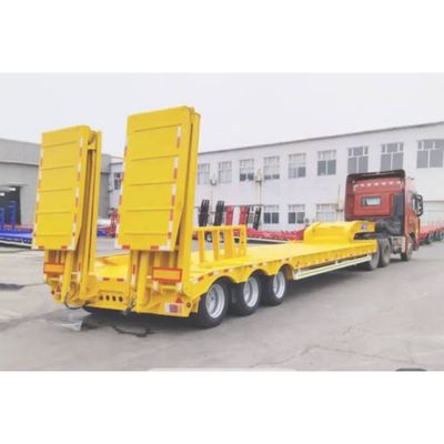 3 assi Lowbed Lowboy semirimorchio con sistema di frenatura a doppia linea e 16000x2500x1100mm