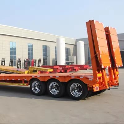 3 assi Lowbed Lowboy semirimorchio con sistema di frenatura a doppia linea e 16000x2500x1100mm