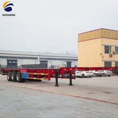 20ft 40ft Container Trailer con carrello di atterraggio pesante 28t