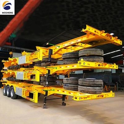 20ft 40ft Container Trailer con carrello di atterraggio pesante 28t