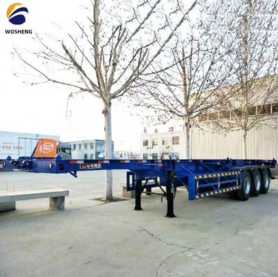 3 assi 20FT 40FT Container con collo di gallina Chassis Semi-remolchio scheletrico