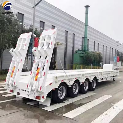Camioni a pianta bassa rimorchio carico massimo 150 tonnellate collo di gallina 3 assi 4 assi