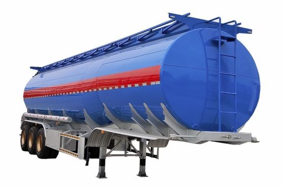 Serbatoio di olio di combustibile a tre assi certificato OTTC per una capacità di 30000-50000L e una forma elliptica