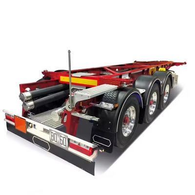 14 mm/16 mm/8 mm Piastre e 500 mm Altezza 3 asse Skelettone semirimorchio per rimorchio camion