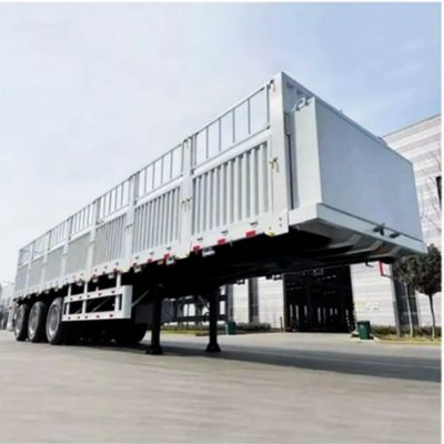 3 assi 60 100 tonnellate Trasporto Agricoltura Cargo Materiali da costruzione Recinzione Semirimorchio In alto- acciaio