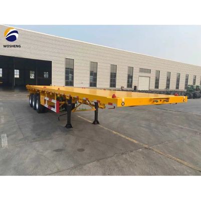 3 4 5 Assi 20FT 40FT Semirimorchio Peso 20T-80T 20FT Semirimorchio a letto piatto