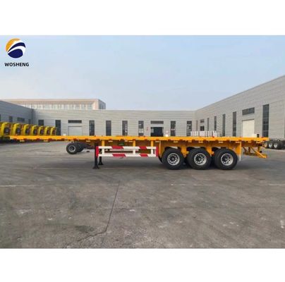 3 4 5 Assi 20FT 40FT Semirimorchio Peso 20T-80T 20FT Semirimorchio a letto piatto