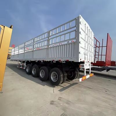 3 assi 60 100 tonnellate Trasporto Agricoltura Cargo Materiali da costruzione Recinzione Semirimorchio In alto- acciaio