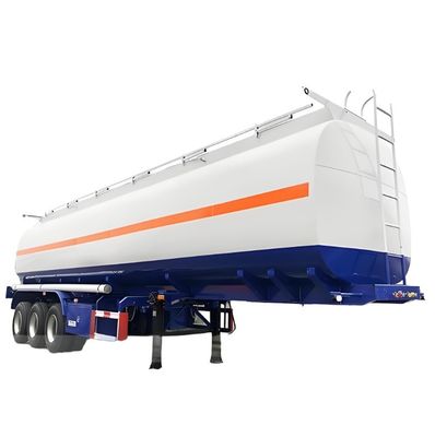 Acciaio al carbonio 42cbm Diesel Oil Fuel Tanker Semi-trailer con carico massimo di 30000 kg
