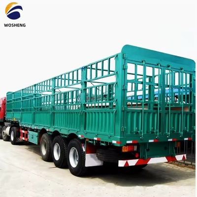 Semi-remolchio a tre assi da 40 a 80 tonnellate con carrello di atterraggio pesante da 28 t