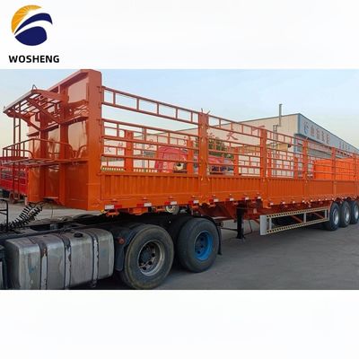 Semi-remolchio a tre assi da 40 a 80 tonnellate con carrello di atterraggio pesante da 28 t