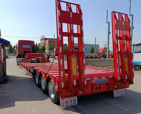 Camera d'aria T30/30 Sistema di frenatura Camion a letto basso Semirimorchio con rampa idraulica Durable