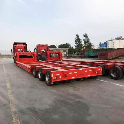 Trasporti attrezzature pesanti con rampa idraulica da 100 tonnellate