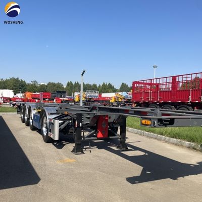 Semi-remolchi di ferro e acciaio per il trasporto di container