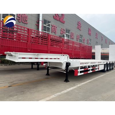 Semi-remolchi lowboy per escavatori e grandi attrezzature