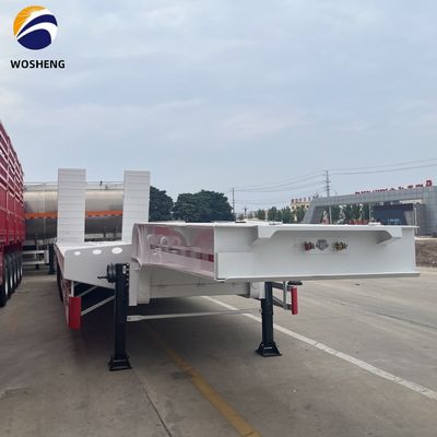 Semi-remolchi a tre assi a letto basso per il trasporto di macchinari pesanti 13000x3000x3300mm